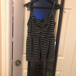 Torrid striped empire waist tank top